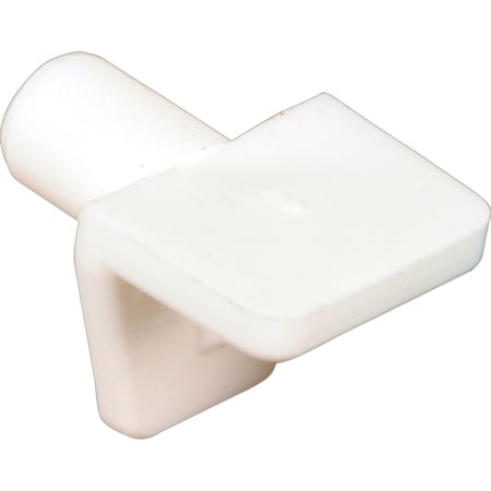 Prime-Line Shelf Support Peg, 5 mm., White Plastic, PK8 U 10142